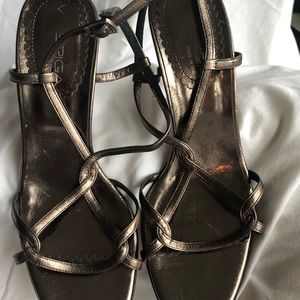 Via Spiga Sz 7 1/2 M Metallic Bronze Sandals